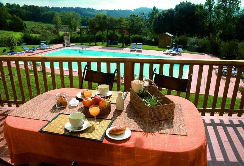 דירת דופלקס בת חדר שינה 1, Agriturismo La Burraia Vicino A San Gimignano