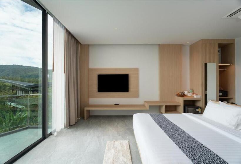 キングサイズベッドのスタンダードルーム, Timberton Resort Khaoyai