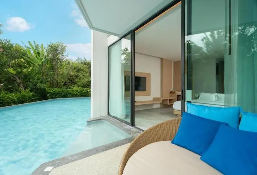 キングサイズベッドのデラックスルーム, Timberton Resort Khaoyai