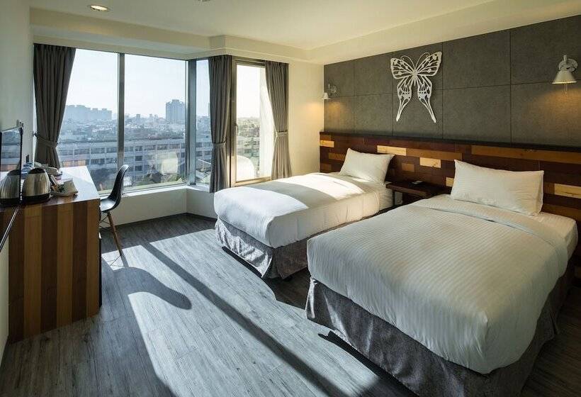 اتاق استاندارد با چشم‌انداز شهر, Xinshe Hotel   Hsinchu