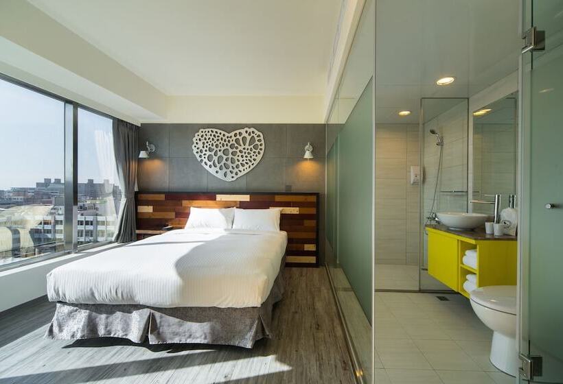اتاق استاندارد با چشم‌انداز شهر, Xinshe Hotel   Hsinchu