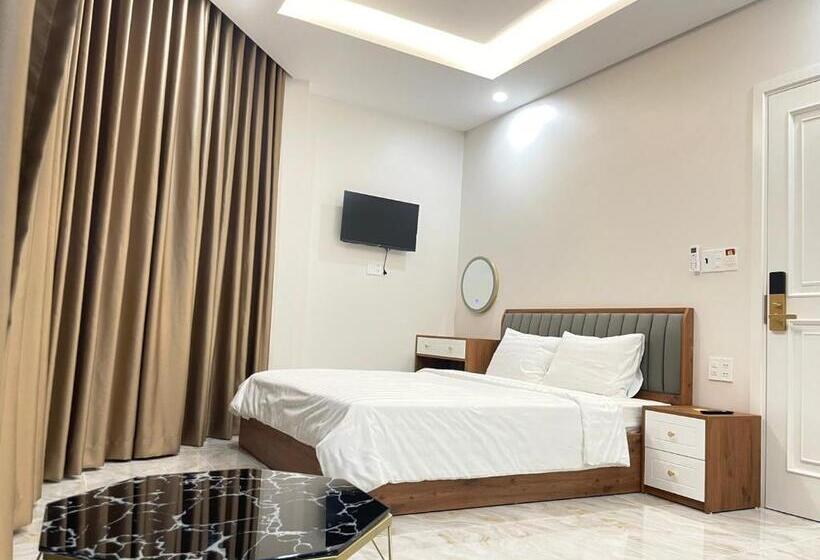 اتاق استاندارد با بالکن و چشم‌انداز دریا, Hà Hùng Panorama