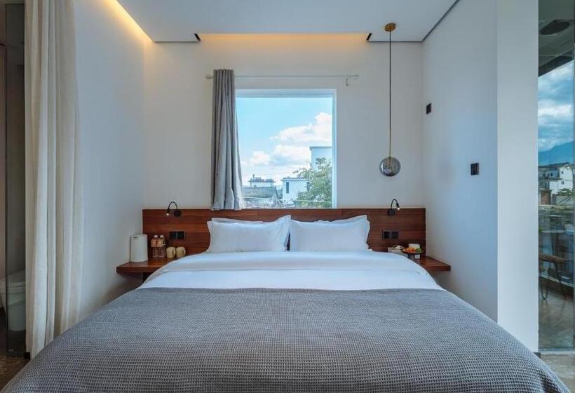 غرفة قياسية مطلّة علي الحديقة, Ting Jian Empty Yard Pastoral Design Residential Dali Shop