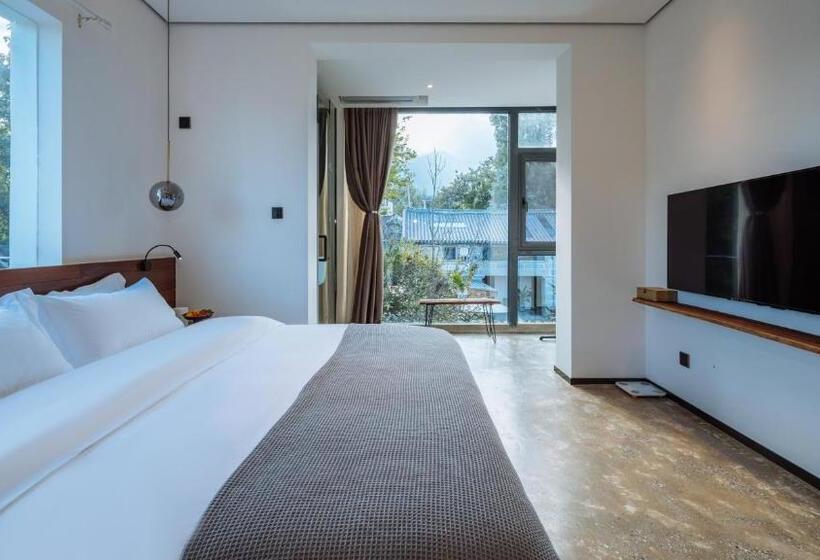 غرفة قياسية مطلّة علي الحديقة, Ting Jian Empty Yard Pastoral Design Residential Dali Shop