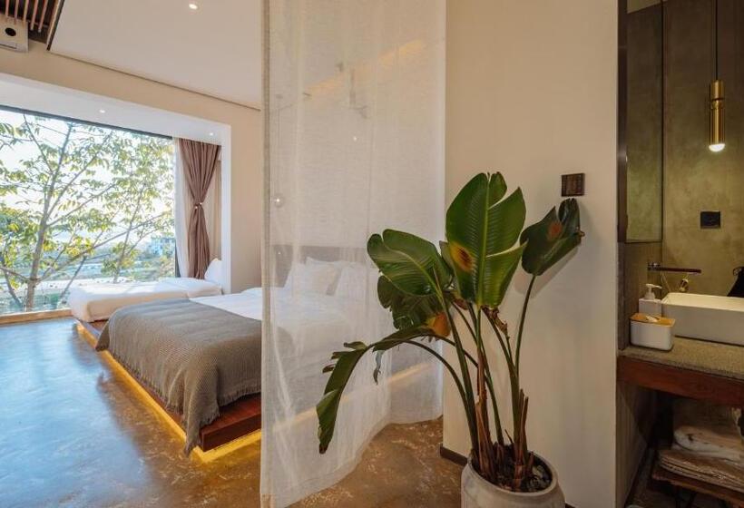 غرفة كلاسيكية ثلاثية, Ting Jian Empty Yard Pastoral Design Residential Dali Shop