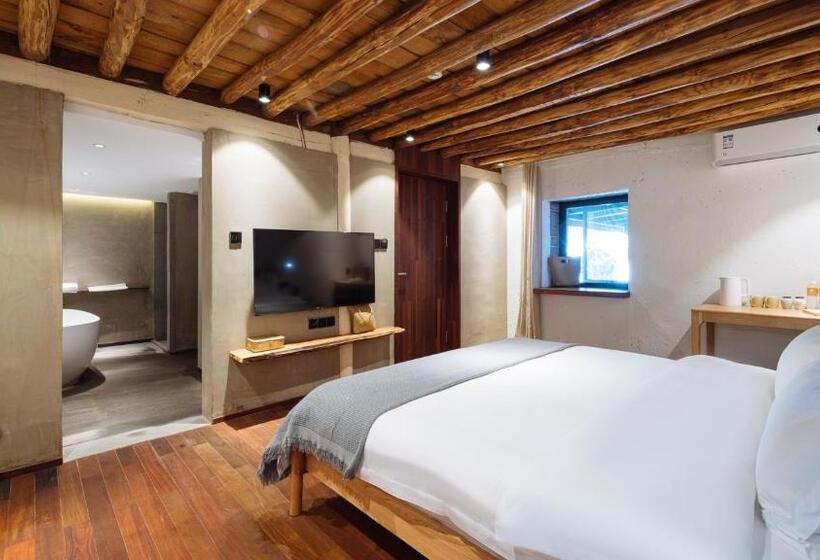 جناح غرفتين نوم, Ting Jian Empty Yard Pastoral Design Residential Dali Shop