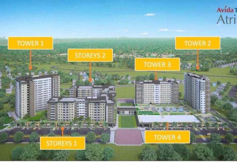 آپارتمان 1 خوابه با چشمانداز استخر, Tower 3 427 Pool View