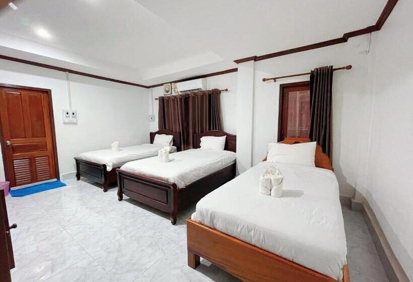 디럭스 트리플 룸, Vangvieng Sisavang Mountain View