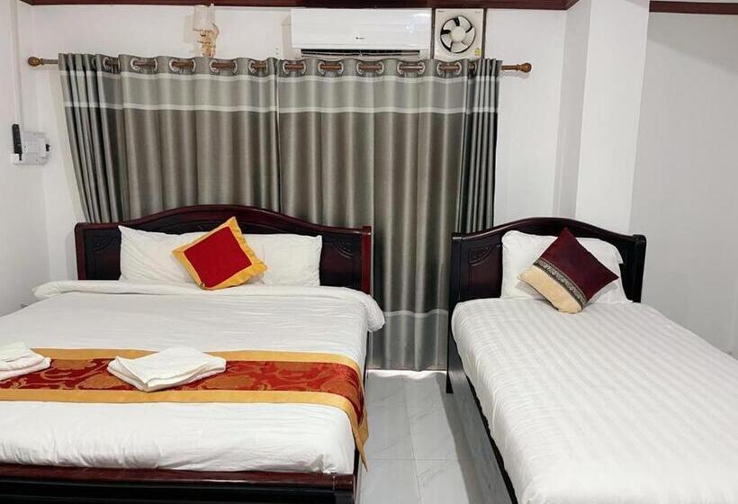 디럭스 패밀리 룸, Vangvieng Sisavang Mountain View