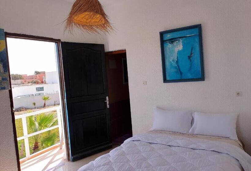 디럭스 룸 측면 바다 전망, Riad Ocean Beach Douira