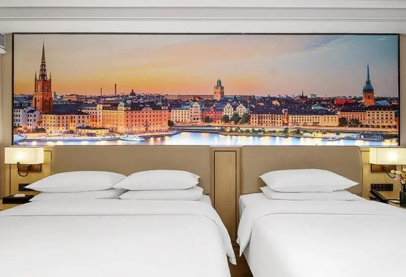 デラックスファミリールーム, Vienna International Hotel Lanzhou Sasseur Outlets & Yellow Riverside