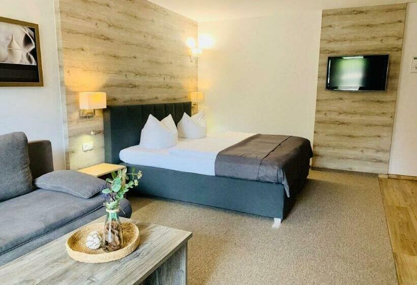 غرفة قياسية مزوَّدة بشُرفة, Spreewaldhof Romantik   Hotel Garni