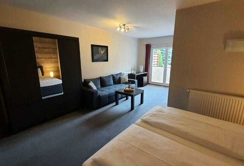 غرفة قياسية مزوَّدة بشُرفة, Spreewaldhof Romantik   Hotel Garni