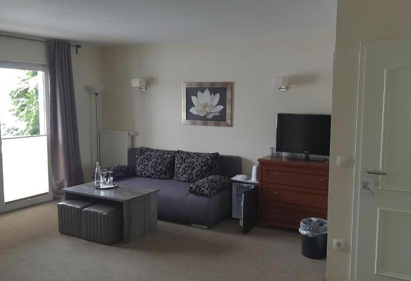 غرفة قياسية مزوَّدة بشُرفة, Spreewaldhof Romantik   Hotel Garni