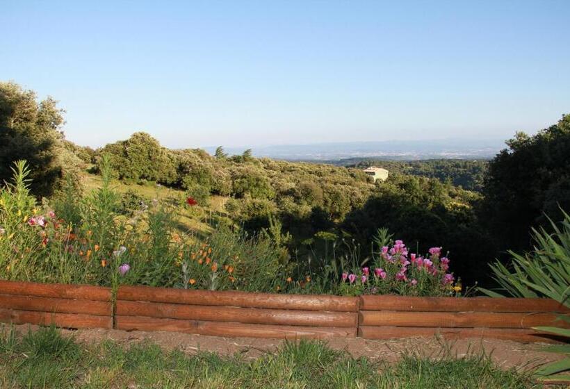 带景观的三人标准房间, Chambres D'hôtes Vue Panoramique Proche De Carcassonne