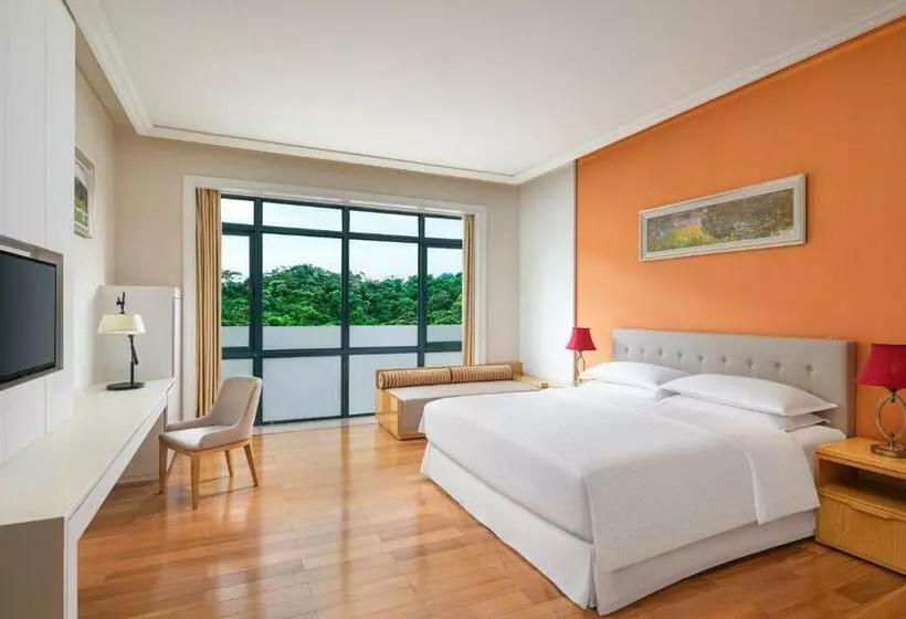 キングサイズベッドのデラックスルーム, Four Points By Sheraton Heyuan Resort