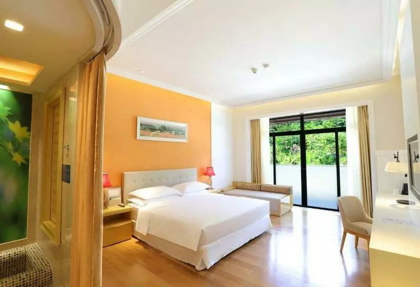 キングサイズベッドのデラックスルーム, Four Points By Sheraton Heyuan Resort