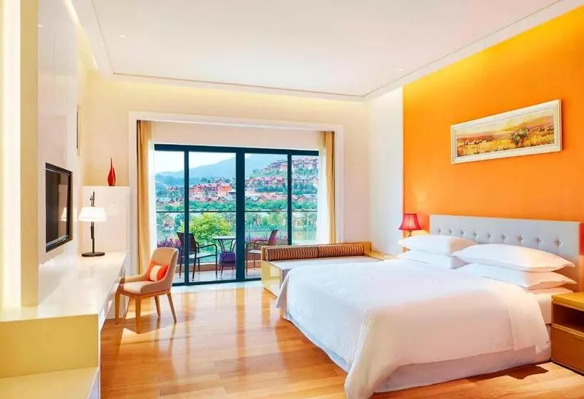 キングサイズベッドのデラックスルーム, Four Points By Sheraton Heyuan Resort