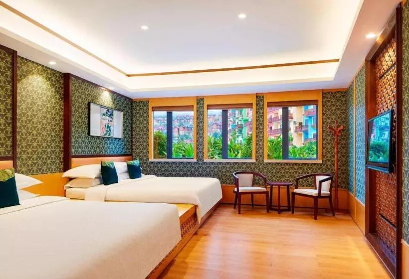 キングサイズベッドのスタンダードルーム, Four Points By Sheraton Heyuan Resort