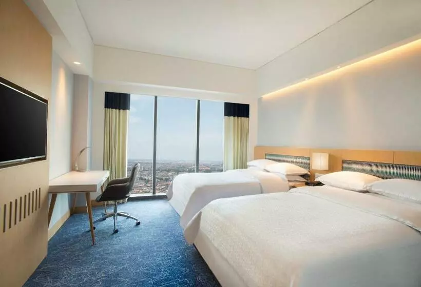 デラックスルーム, Four Points By Sheraton Surabaya, Tunjungan Plaza