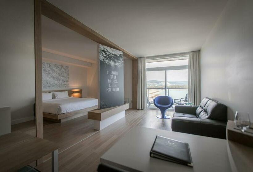 주니어 스위트 킹사이즈 침대, Du Domaine, Centre De Villegiature Et De Congres