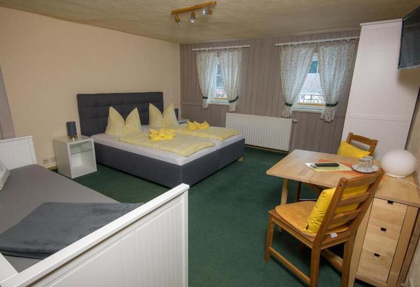 חדר סטנדרט לשלושה, Pension Immergrün