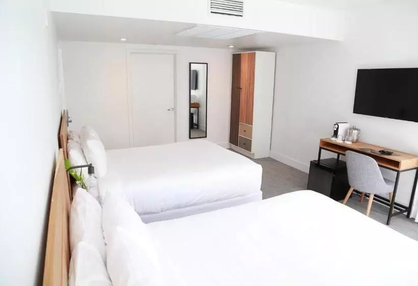 ２ダブルベッドのスタンダードルーム, The Meridian Hotel Miami Beach