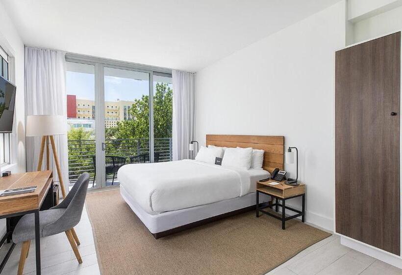 חדר סטנדרט עם מיטת קינג, The Meridian Hotel Miami Beach