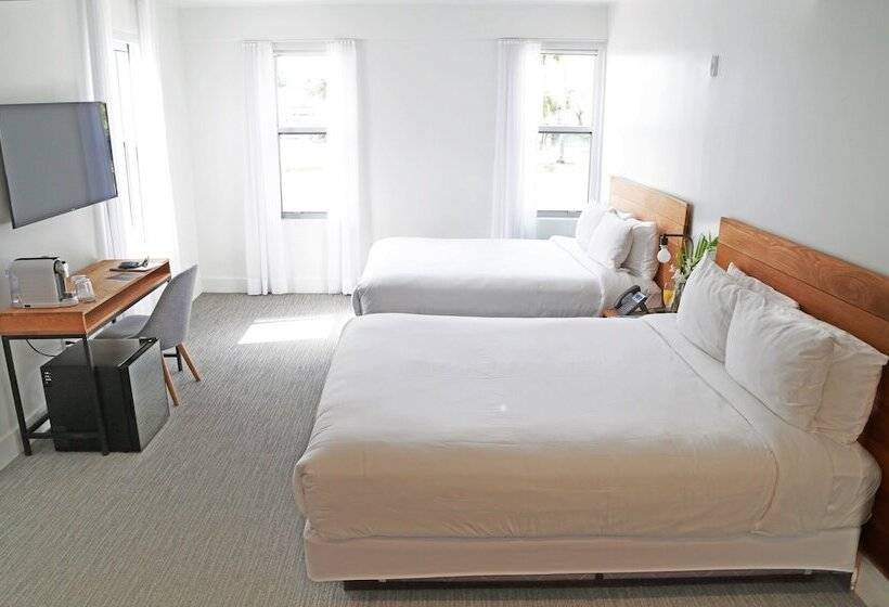 חדר סטנדרט שתי מיטות זוגיות, The Meridian Hotel Miami Beach