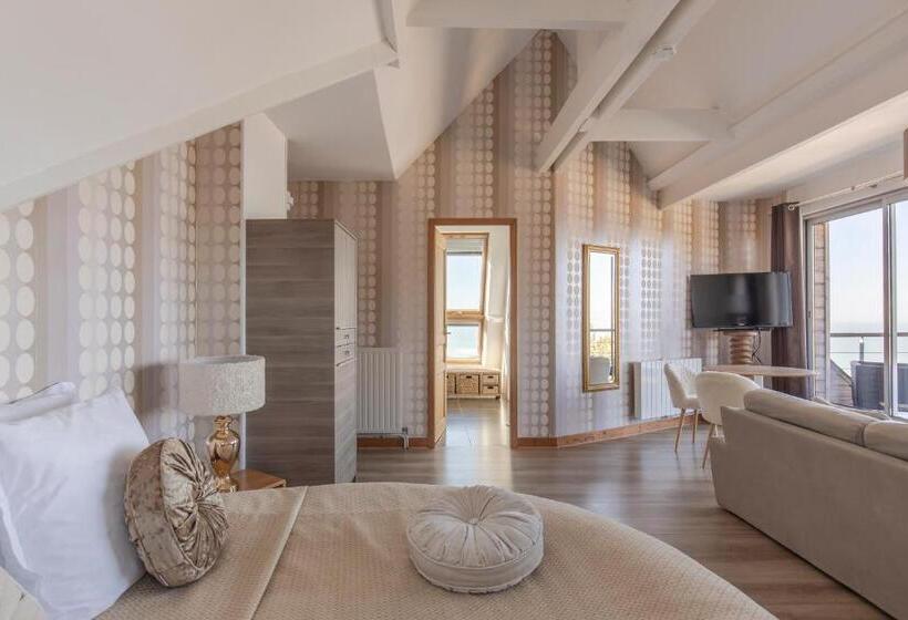 디럭스 스위트 바다 전망, Domaine Du Grand Bec