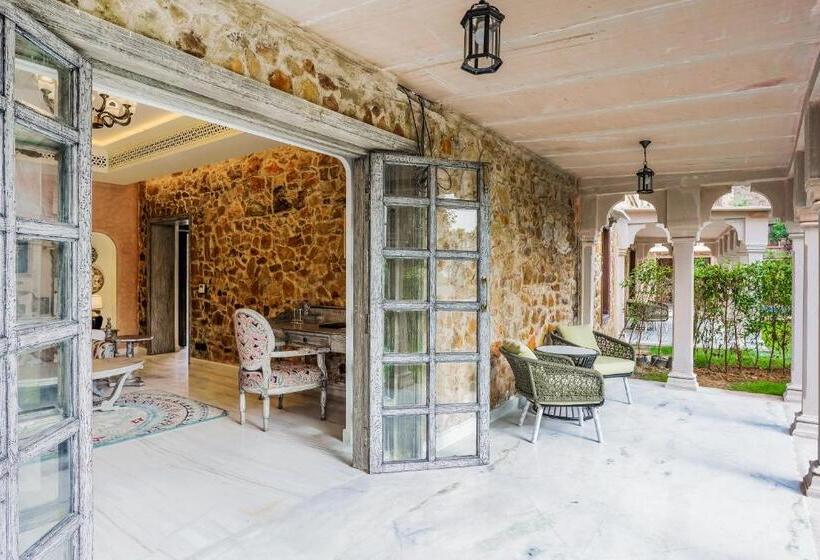 1침실 빌라 정원 전망, Juna Mahal Jungle Resort Ranthambore