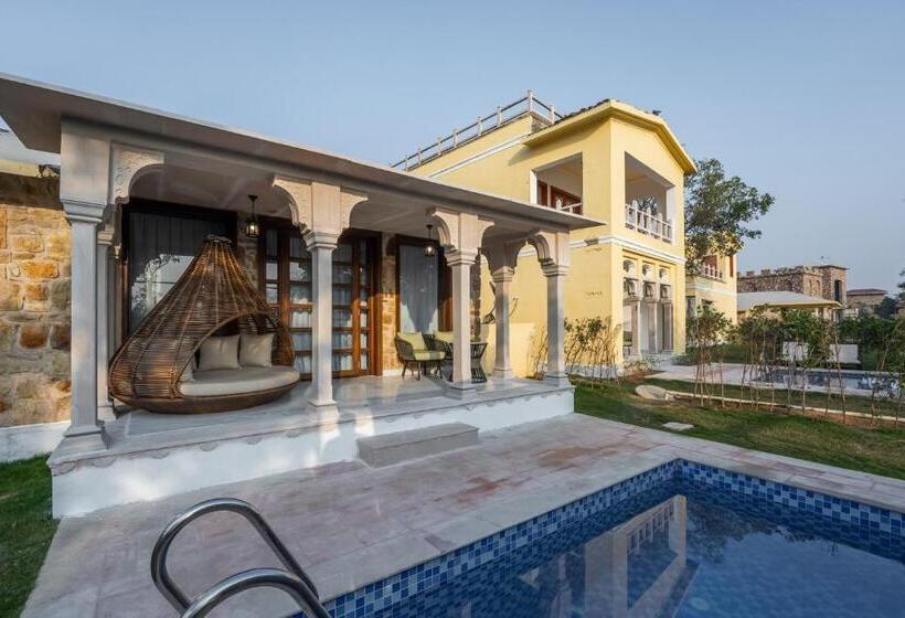빌라 1 베드룸 - 수영장, Juna Mahal Jungle Resort Ranthambore