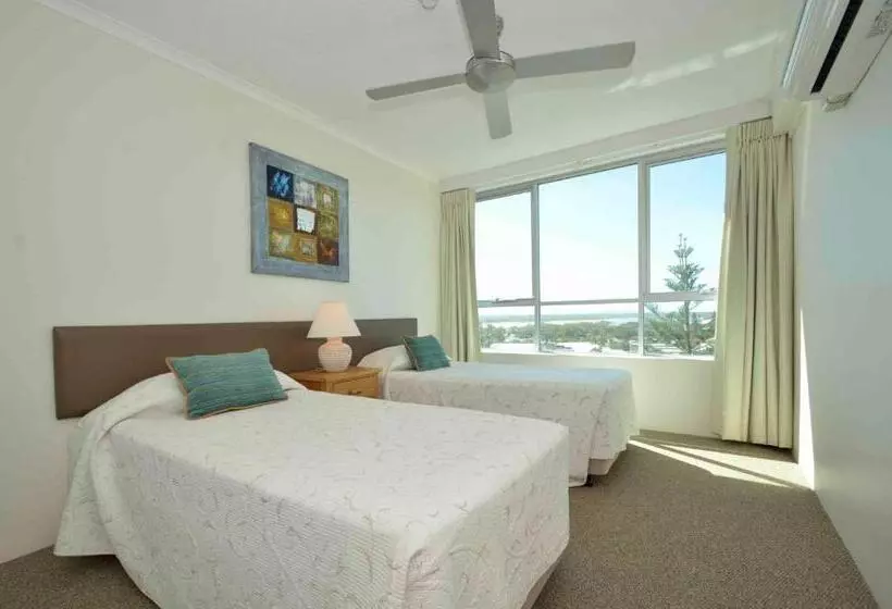 2ベッドルームデラックスアパートメント, Chateau Royale Beach Resort Maroochydore
