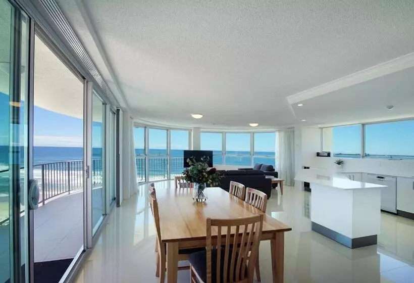 1ベッドルームペントハウスアパート, Chateau Royale Beach Resort Maroochydore