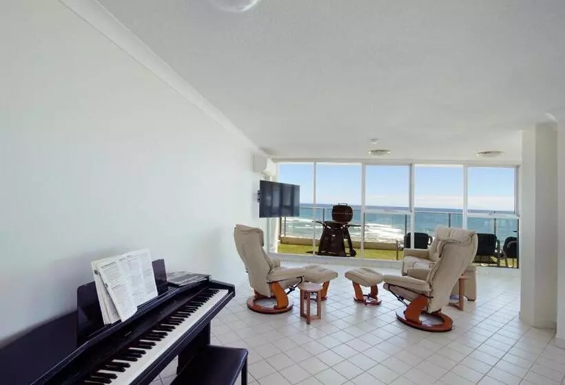 1ベッドルームペントハウスアパート, Chateau Royale Beach Resort Maroochydore