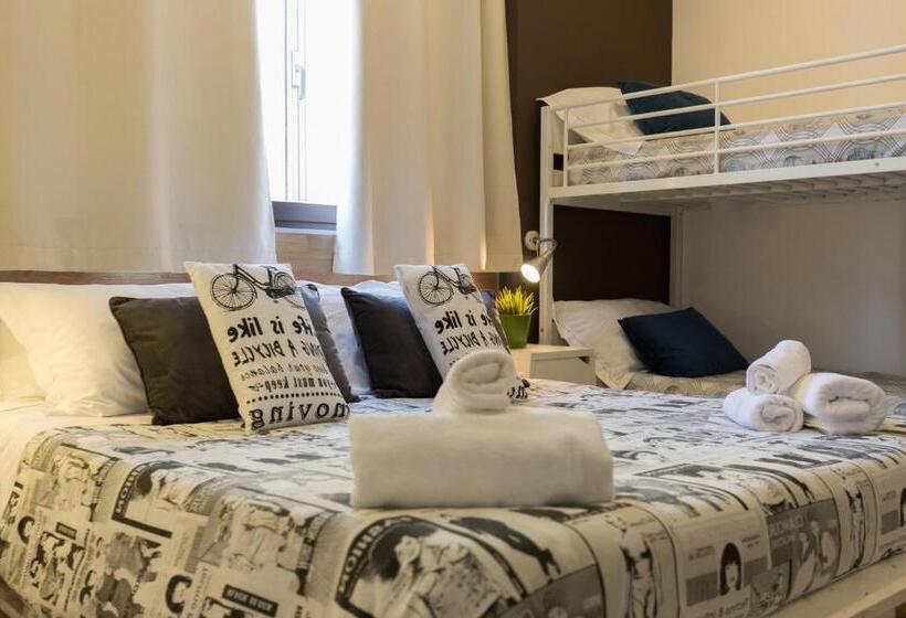 غرفة قياسية رباعية, B&b Miro Centro Catania