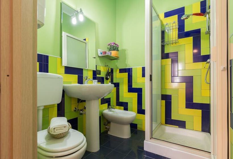 غرفة قياسية رباعية, B&b Miro Centro Catania