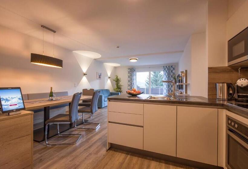 דירת דלוקס 2 חדרי שינה, Aparthotel Alptirol