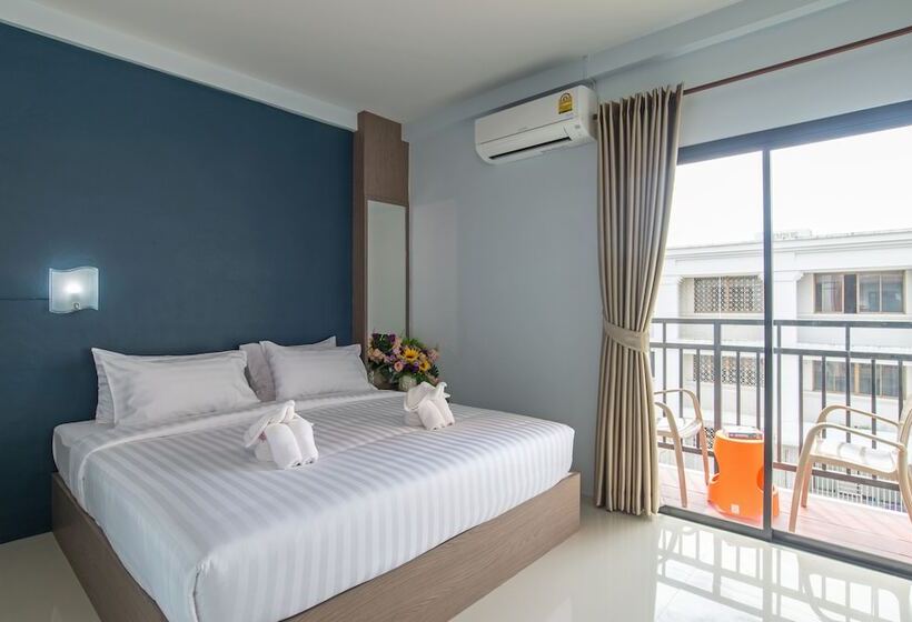 غرفة ديلوكس مزودة بشرفة, Lada Krabi Express