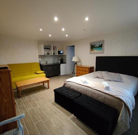 带大床的标准工作室, Auberge Le Chata