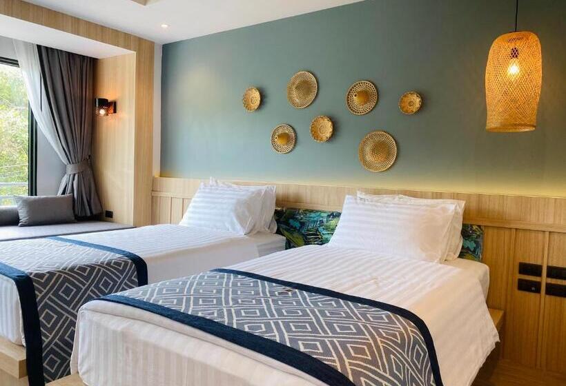 풀장 전망 디럭스 룸, Baan Taranya Koh Yao Yai Resort