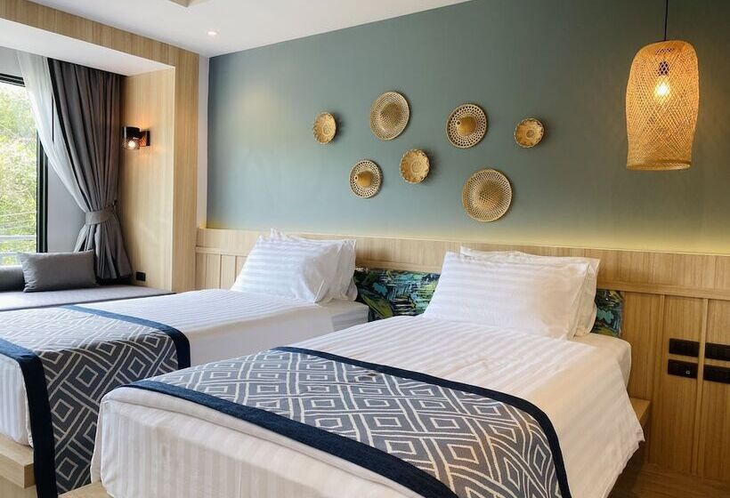 풀장 전망 디럭스 룸, Baan Taranya Koh Yao Yai Resort