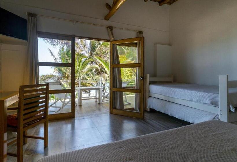 חדר סטנדרט לארבעה נוף לים, Sunset Mancora