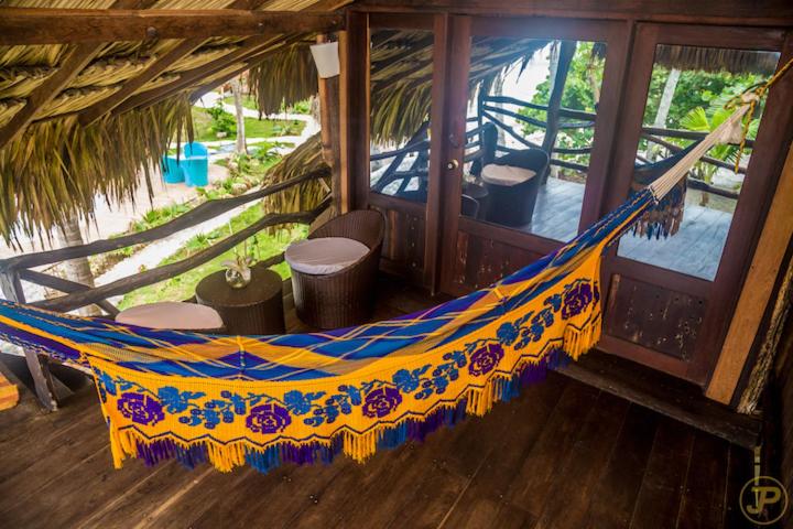 חדר סטנדרט נוף לים עם מרפסת, Sublime Ecohotel   Tayrona Palomino