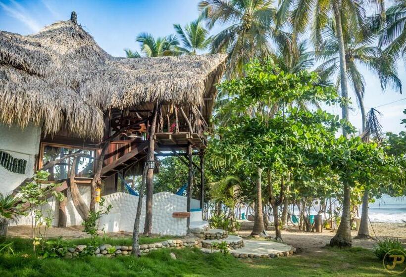 חדר משפחתי נוף לים, Sublime Ecohotel   Tayrona Palomino