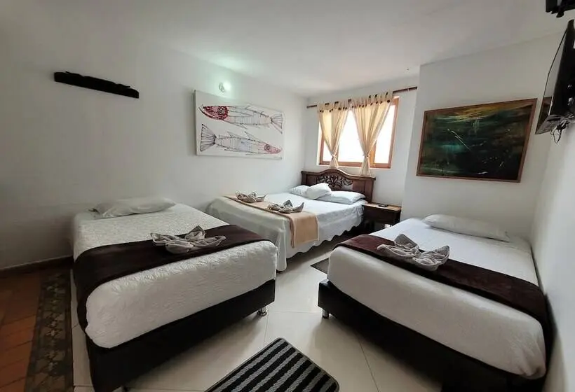 اتاق استاندارد چهار تخته, Casa Cantabria