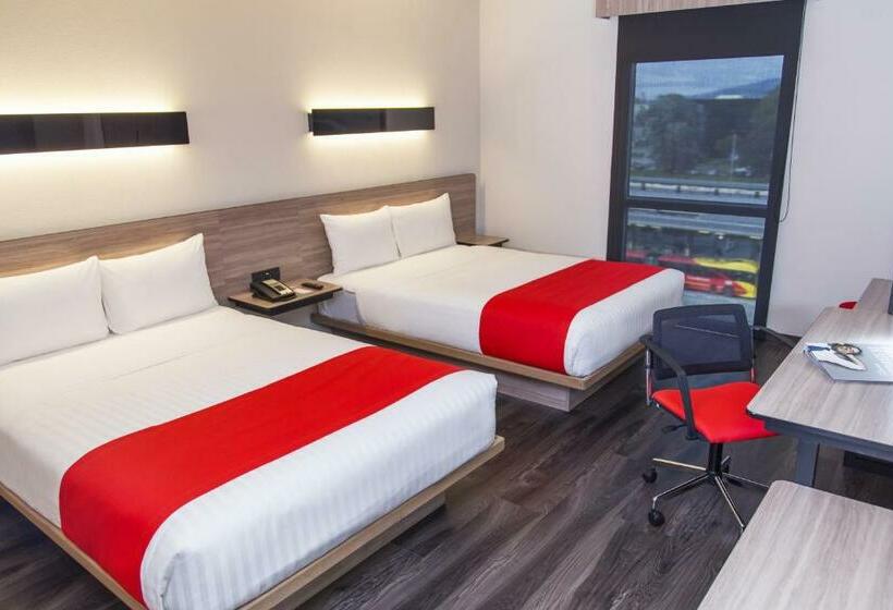 带2个双人床的标准工作室, City Express Plus By Marriott Bogota Aeropuerto
