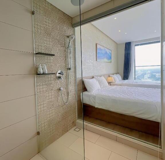 اتاق استاندارد چهار تخته با چشمانداز دریا, Venus Apartment   Apec Mandala Phú Yên