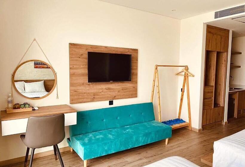 اتاق استاندارد چهار تخته با چشمانداز دریا, Venus Apartment   Apec Mandala Phú Yên