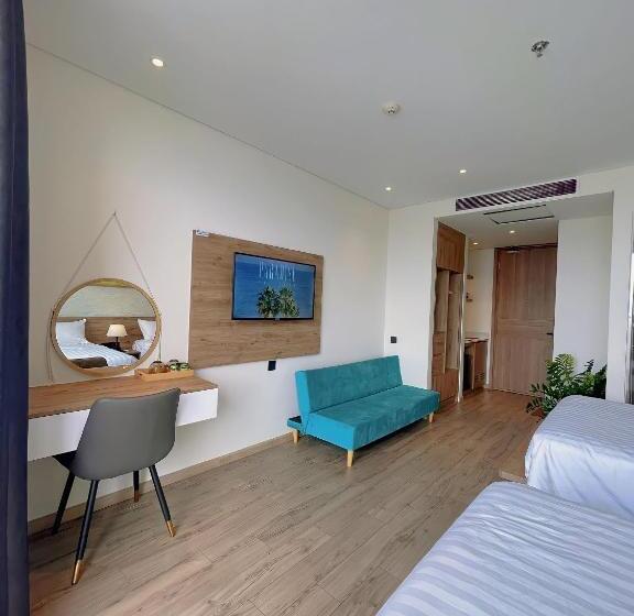 اتاق استاندارد چهار تخته با چشم‌انداز دریا, Venus Apartment   Apec Mandala Phú Yên